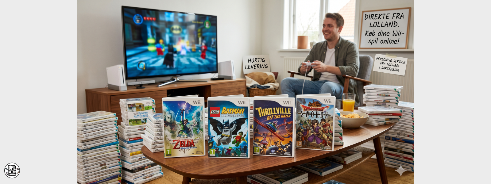 Find dine Nintendo Wii-favoritter hos Direkte fra Lolland!