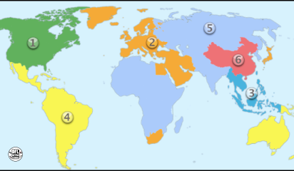 Se de forskellige dvd-regionskoder her!