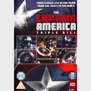Captain America Triple Bill - DVD, 1900