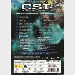 CSI: Crime Scene Investigation: The Complete Fifth Season