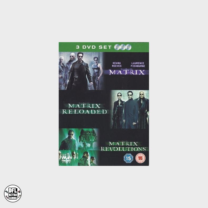 Matrix Trilogy: Matrix / Matrix Reloaded / Matrix Revolutions - DVD, 1900