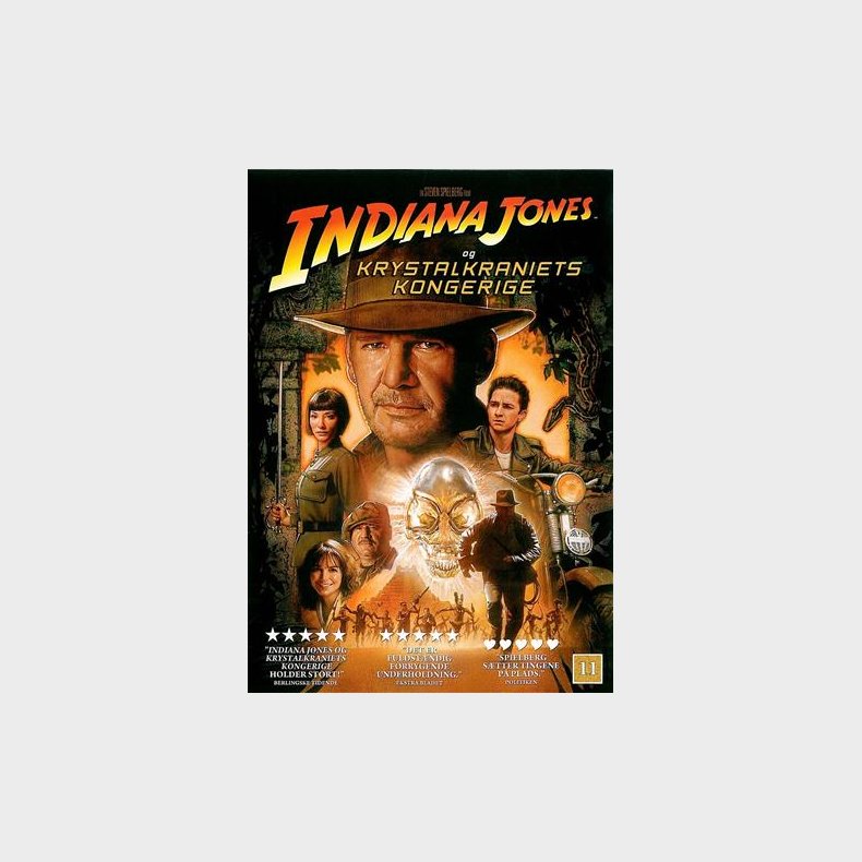 Indiana Jones og Krystalkraniets Kongerige - DVD, 2008