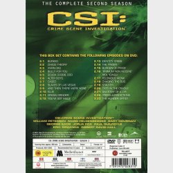 CSI: Crime Scene Investigation: The Complete Second Season